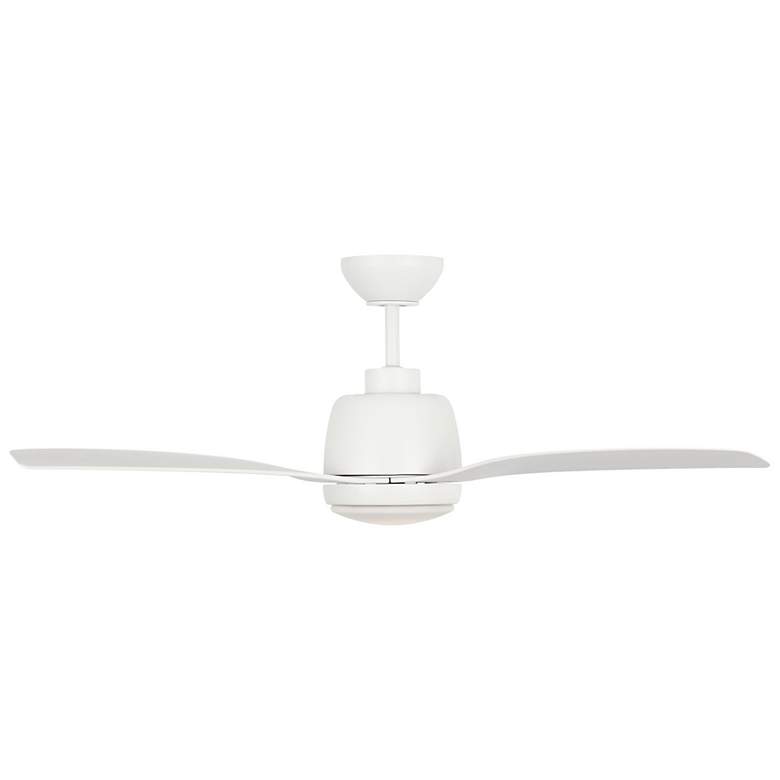 Image 4 44" Visual Comfort Avila Coastal White Outdoor LED Fan with Remote more views