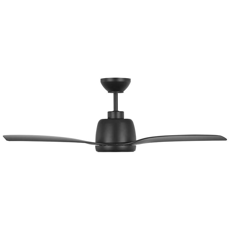 Image 3 44" Visual Comfort Avila Midnight Black Outdoor LED Fan with Remote more views