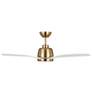 Thumbnail4 of 44" Visual Comfort Avila Satin Brass Outdoor Ceiling Fan with Remote more views