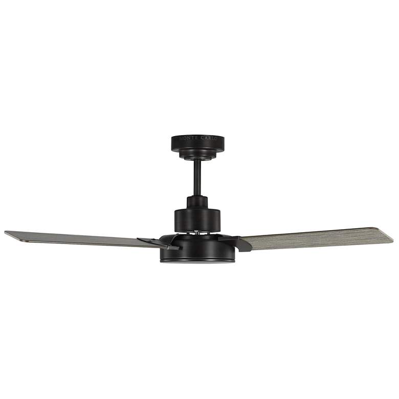 Image 2 44" Visual Comfort Jovie Aged Pewter Oak Ceiling Fan with Wall Control more views