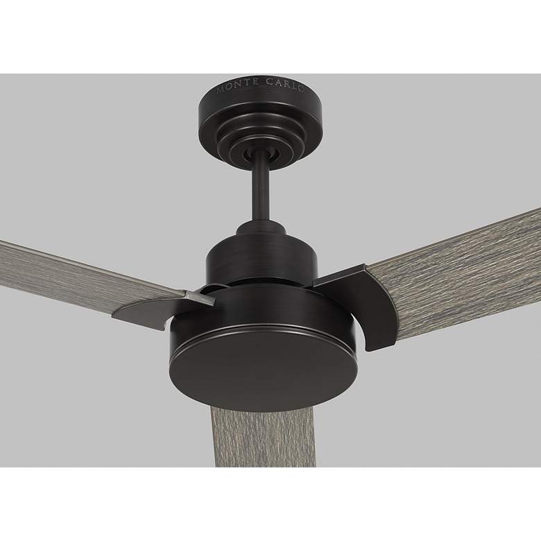 Image 3 44" Visual Comfort Jovie Aged Pewter Oak Ceiling Fan with Wall Control more views