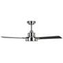 3_44" Visual Comfort Jovie Brushed Steel Ceiling Fan with Wall Control more views
