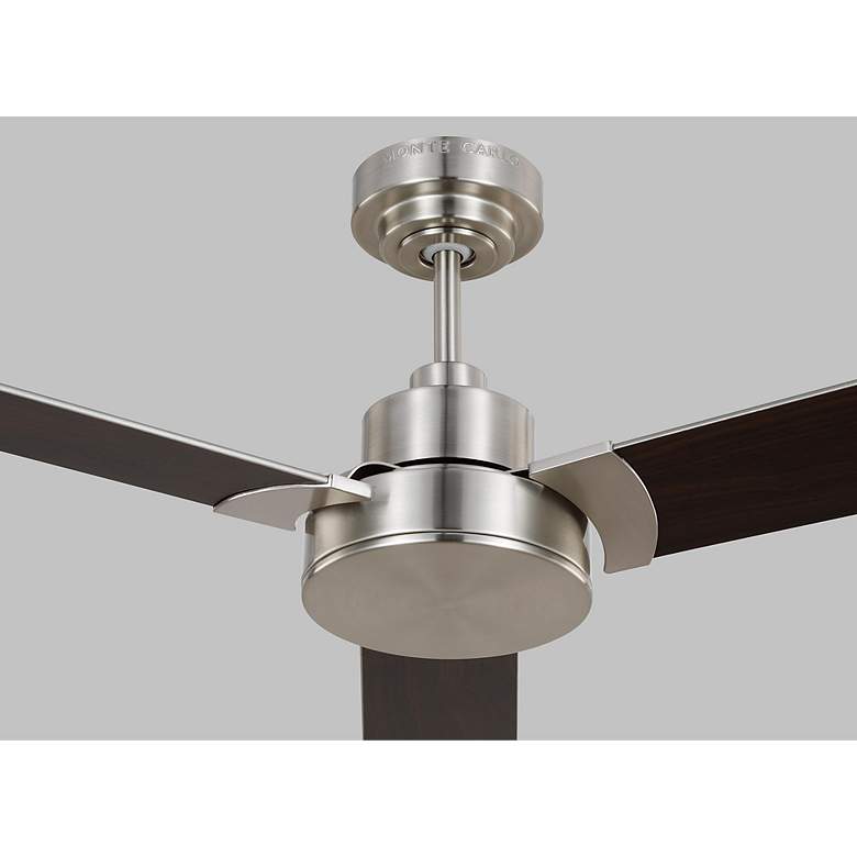 Image 6 44" Visual Comfort Jovie Brushed Steel Ceiling Fan with Wall Control more views