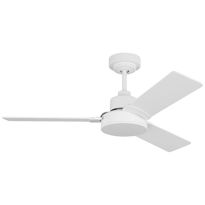 Image 1 44" Visual Comfort Jovie Matte White Ceiling Fan with Wall Control