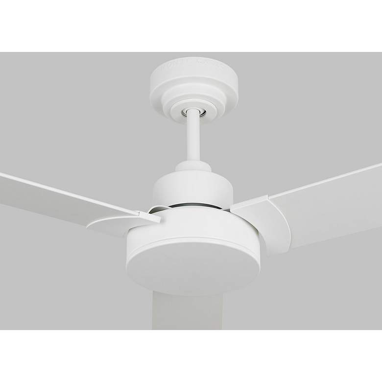 Image 2 44" Visual Comfort Jovie Matte White Ceiling Fan with Wall Control more views