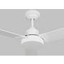 2_44" Visual Comfort Jovie Matte White Ceiling Fan with Wall Control more views