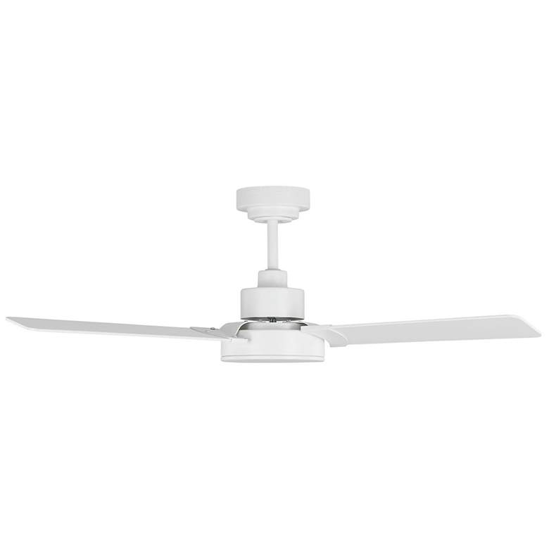 Image 3 44" Visual Comfort Jovie Matte White Ceiling Fan with Wall Control more views