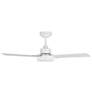 3_44" Visual Comfort Jovie Matte White Ceiling Fan with Wall Control more views