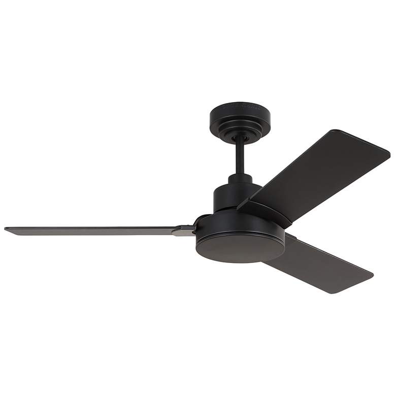 Image 3 44" Visual Comfort Jovie Midnight Black Ceiling Fan with Wall Control more views
