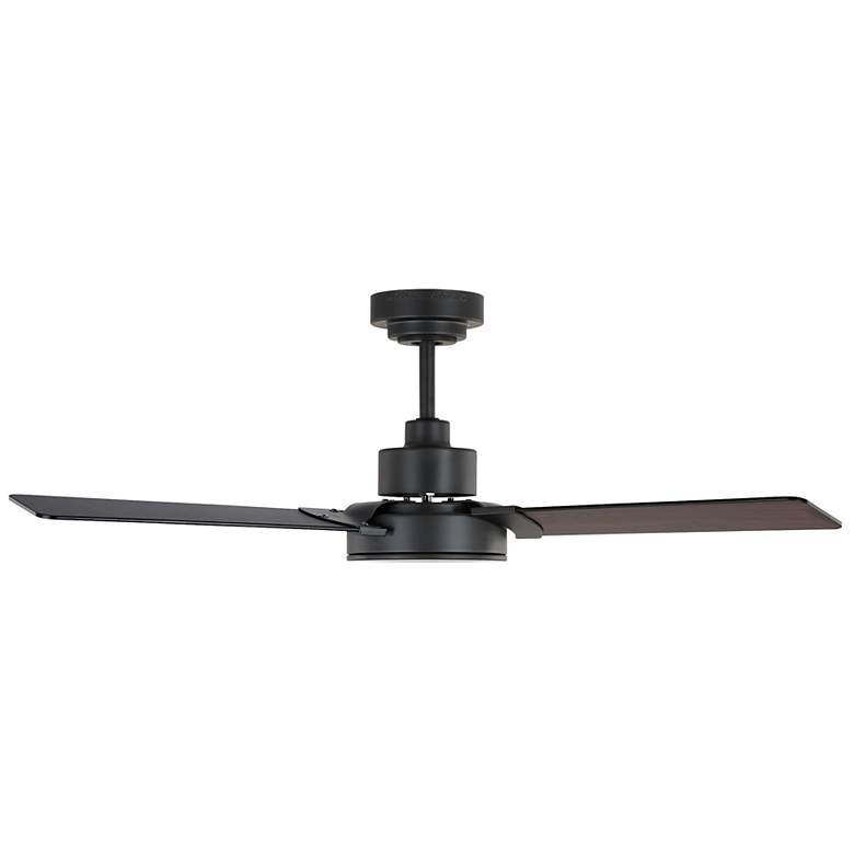 Image 4 44" Visual Comfort Jovie Midnight Black Ceiling Fan with Wall Control more views