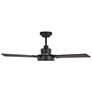 4_44" Visual Comfort Jovie Midnight Black Ceiling Fan with Wall Control more views
