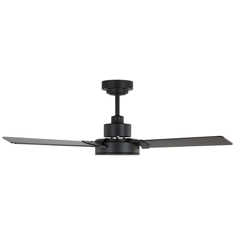 Image 5 44" Visual Comfort Jovie Midnight Black Ceiling Fan with Wall Control more views