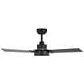 5_44" Visual Comfort Jovie Midnight Black Ceiling Fan with Wall Control more views