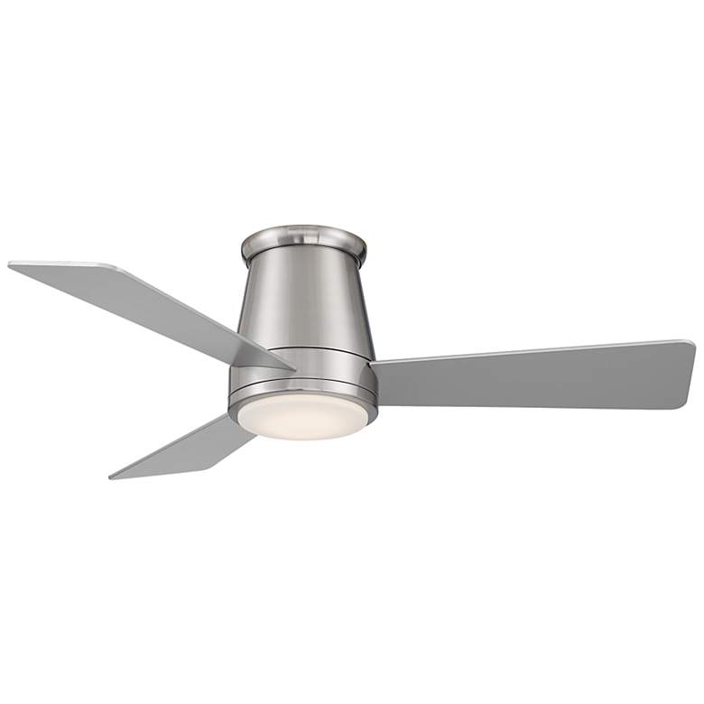 Image 1 44" WAC Hug Brushed Nickel LED Smart Ceiling Fan