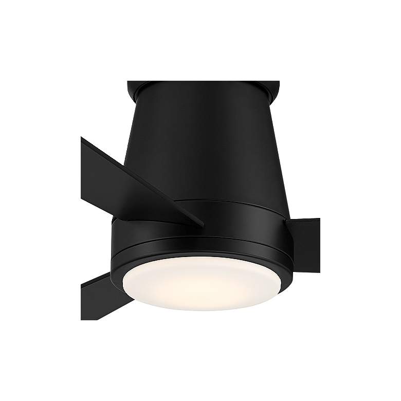 Image 2 44" WAC Hug Matte Black LED Smart Ceiling Fan more views