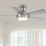 44" WAC Odyssey Brushed Nickel LED Smart Ceiling Fan