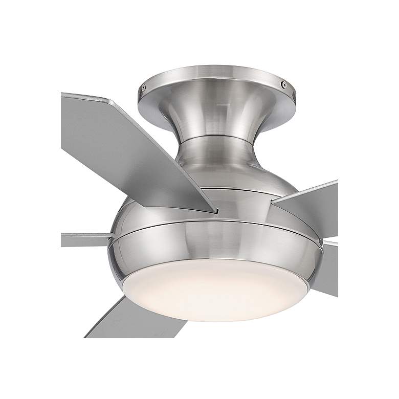 Image 3 44" WAC Odyssey Brushed Nickel LED Smart Ceiling Fan more views