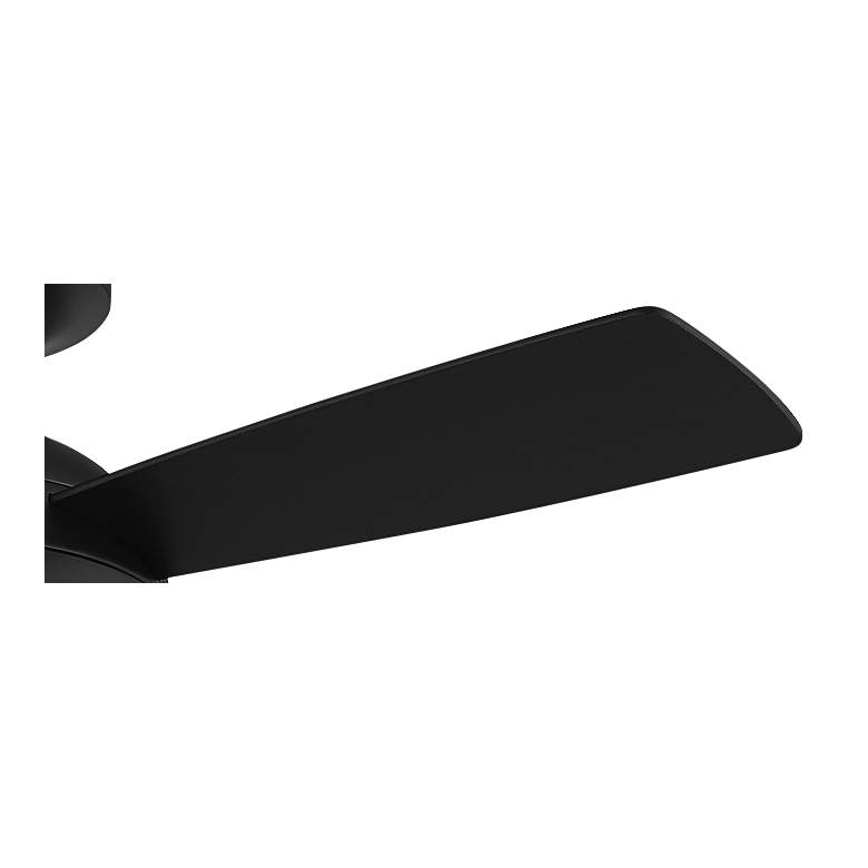 Image 5 44 inch WAC Odyssey Matte Black Damp LED Hugger Smart Ceiling Fan more views
