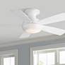 Thumbnail1 of 44" WAC Odyssey Matte White LED Smart Ceiling Fan