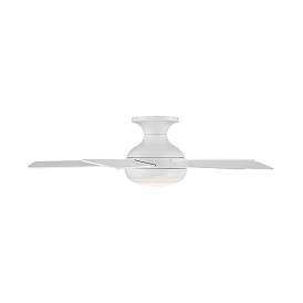 Image4 of 44" WAC Odyssey Matte White LED Smart Ceiling Fan more views