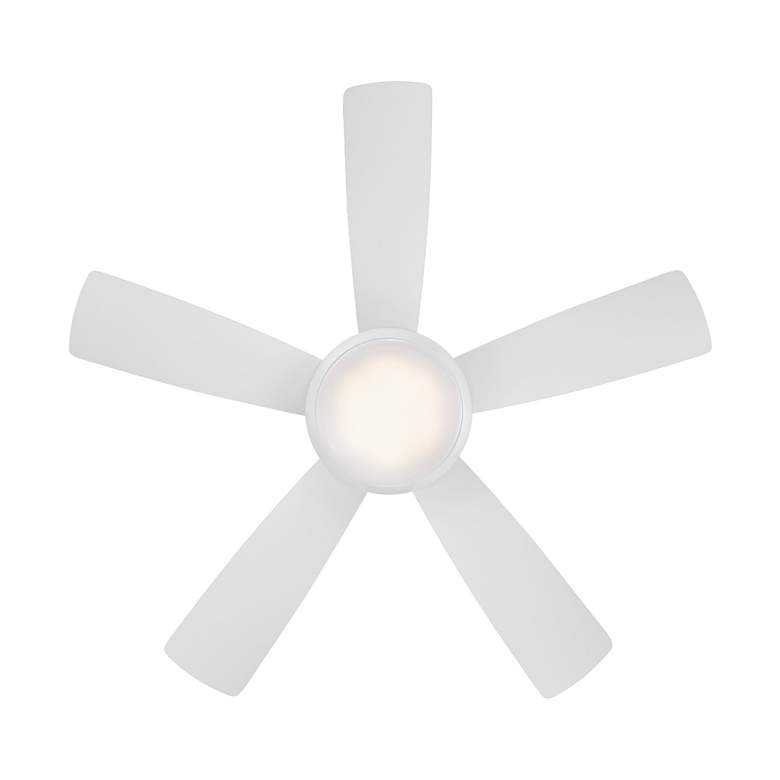 Image 5 44" WAC Odyssey Matte White LED Smart Ceiling Fan more views