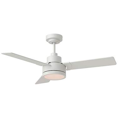 44" Jovie Matte White Indoor/Outdoor LED Wall Control Ceiling Fan