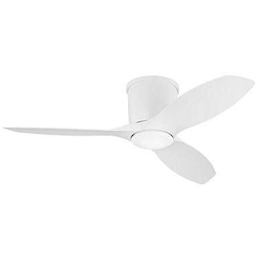 44" Titus Matte White LED Ceiling Fan
