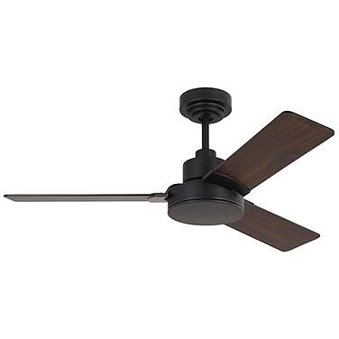 44" Visual Comfort Jovie Midnight Black Ceiling Fan with Wall Control