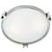 44056 - Brushed Steel Ceiling Light
