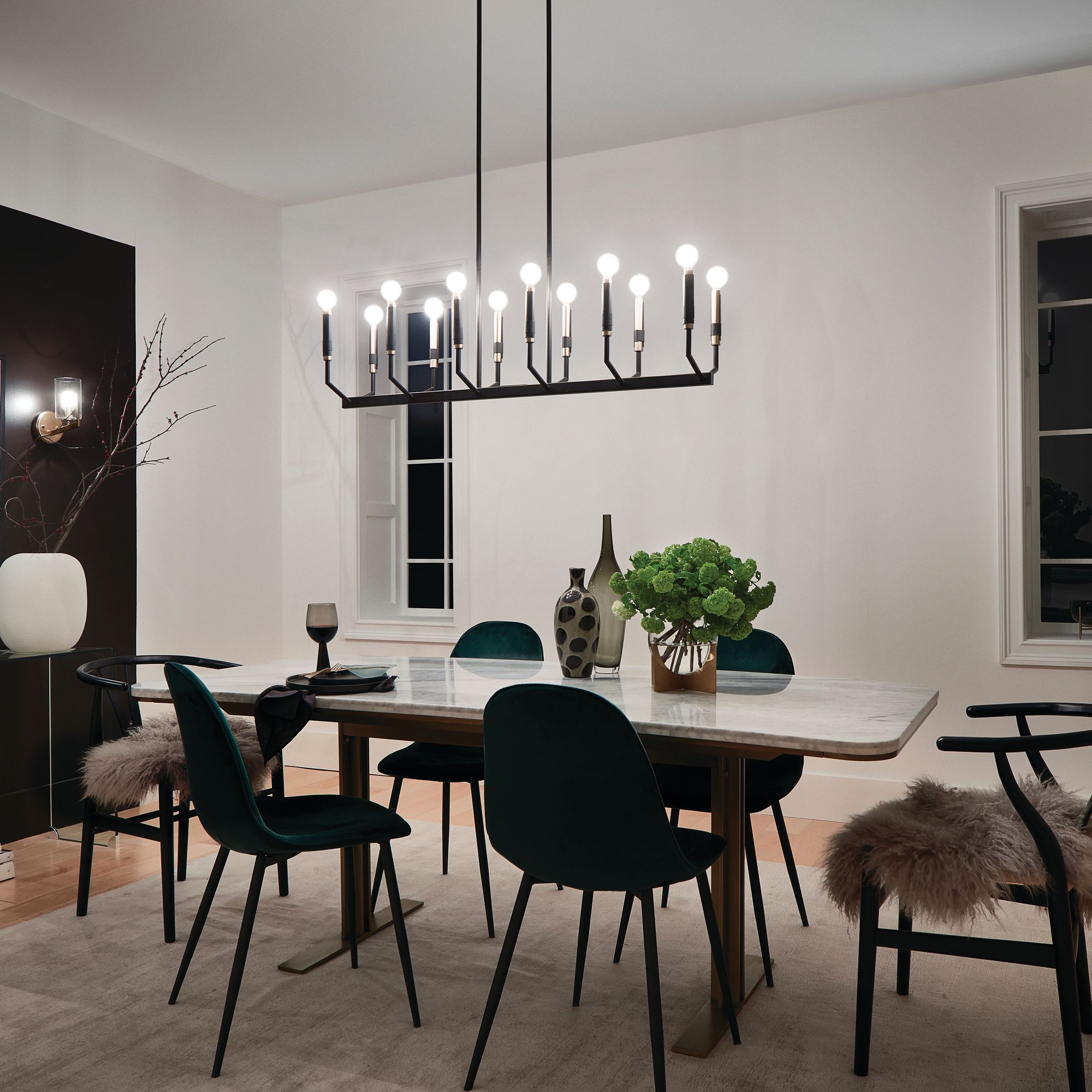 Image 1 Kichler Armand Chandelier 12 Light in scene