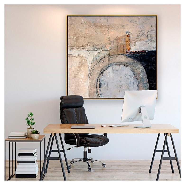 Image 1 Construction Site 37"W x 37"H Canvas in scene