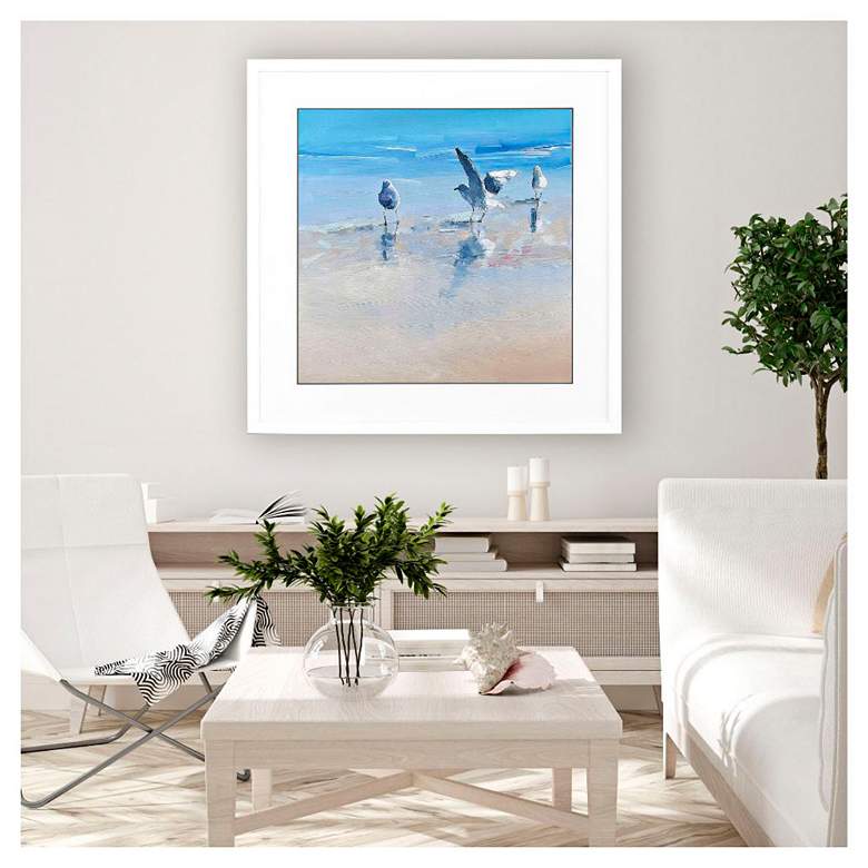 Image 1 In the Shallows 1 38"W x 38"H Framed Art in scene
