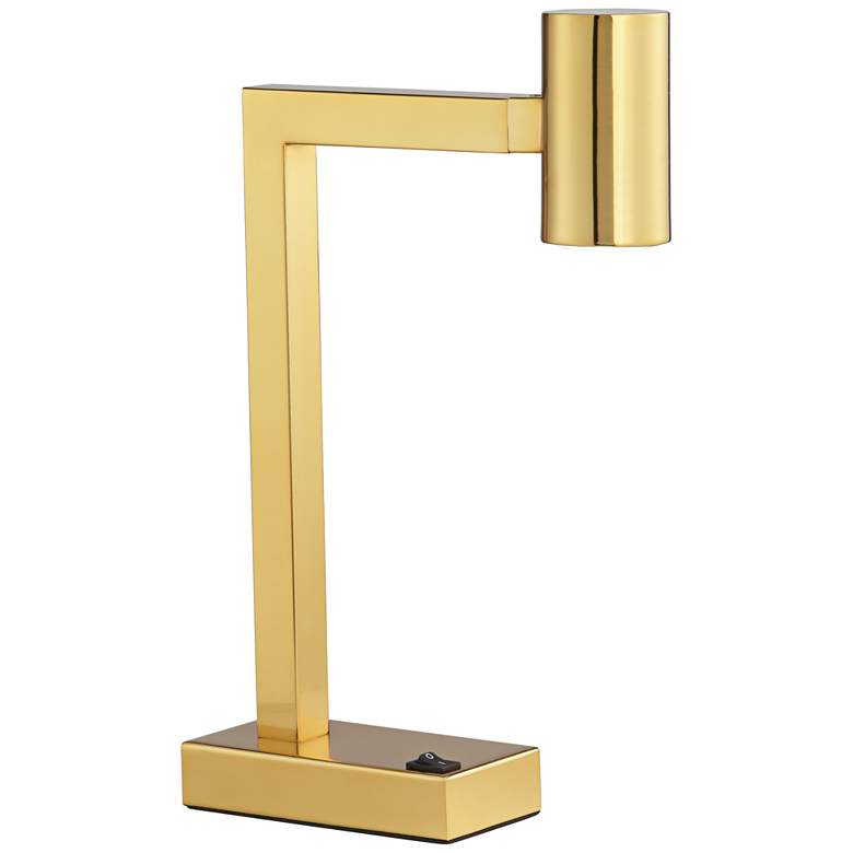 Image 1 45A37 - Satin Gold Desk Lamp