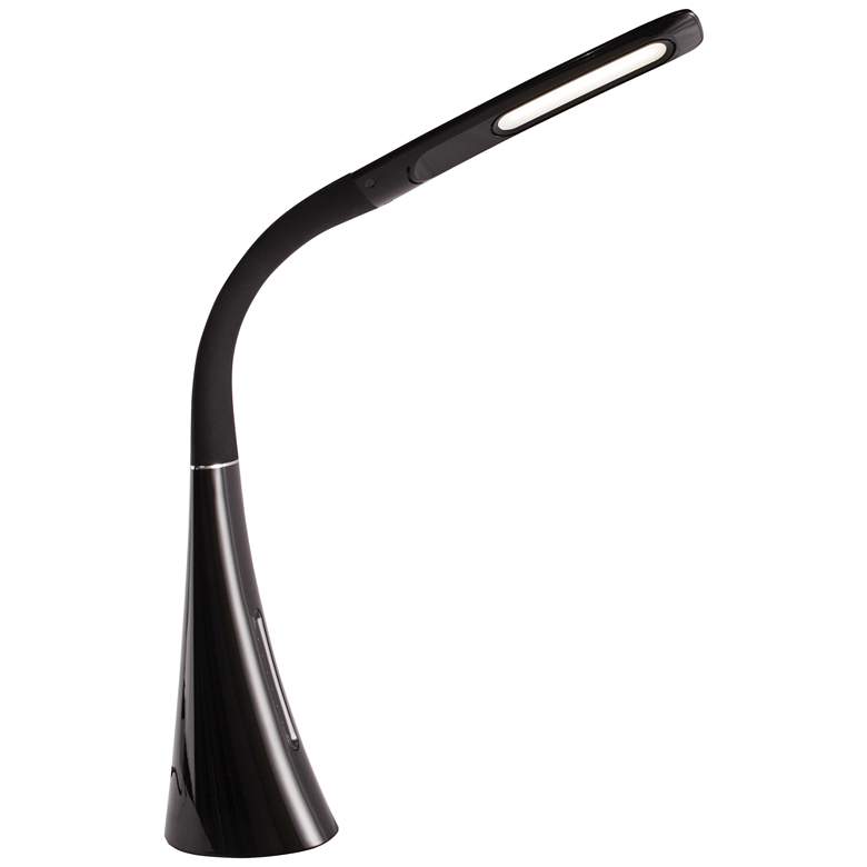 Image 1 45H40 - 15.5 inchH Black Desk Lamp with USB