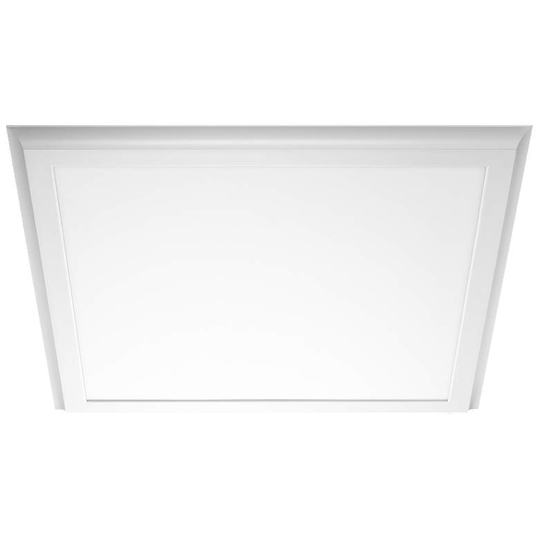 Image 1 45W; 24 in. x 24 in.; Surface Mount LED Fixture; 4000K; White Finish