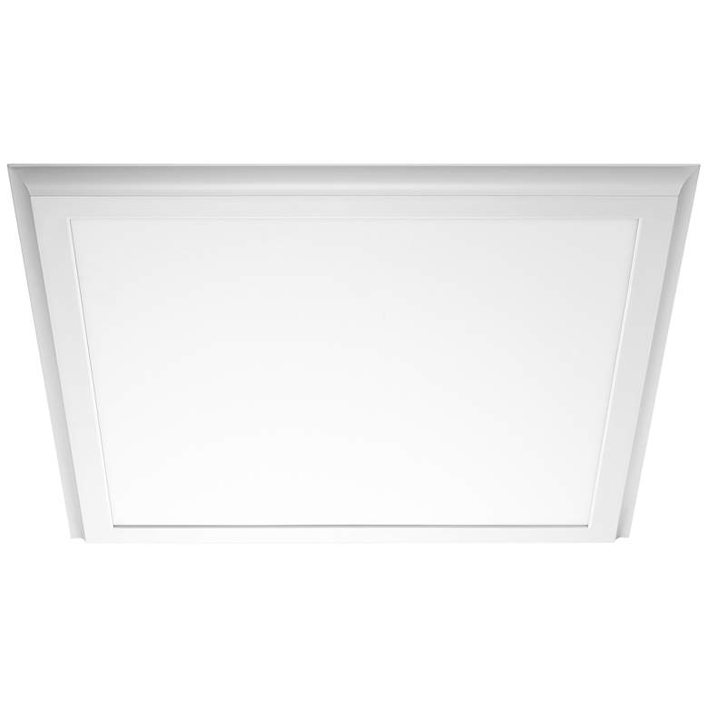 Image 1 45W; 24 in. x 24 in.; Surface Mount LED Fixture; 4000K; White Finish