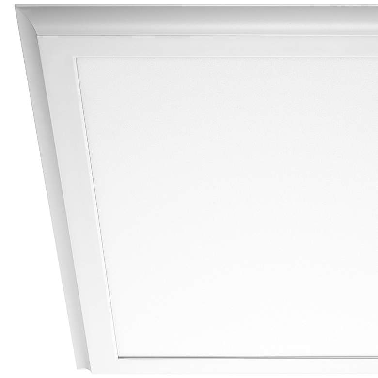 Image 2 45W; 24 in. x 24 in.; Surface Mount LED Fixture; 4000K; White Finish more views