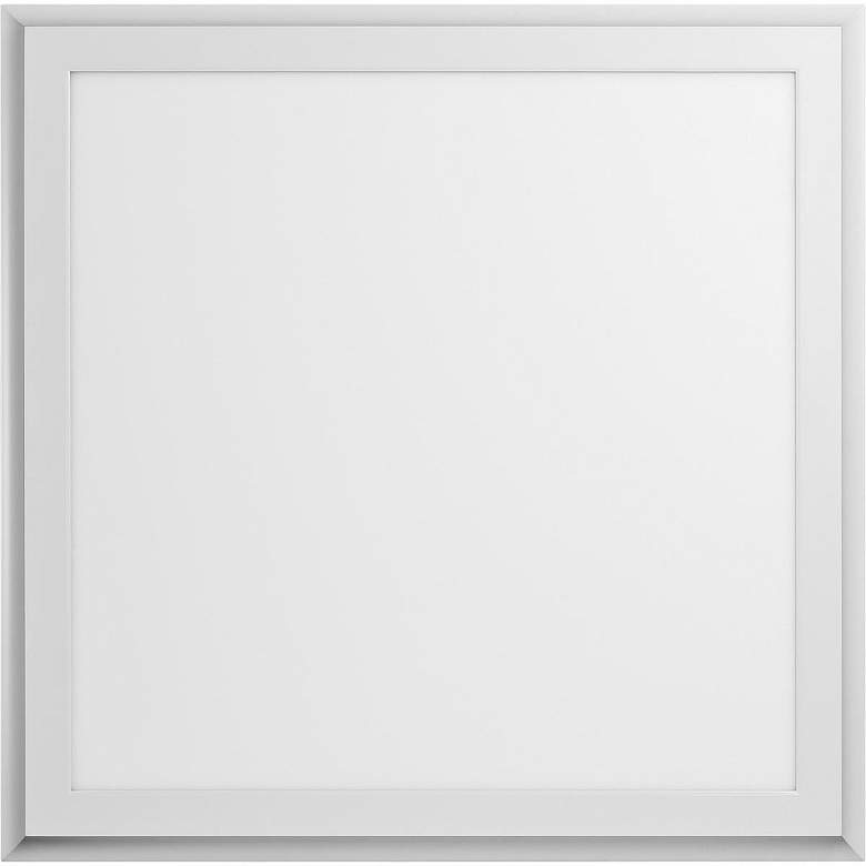 Image 3 45W; 24 in. x 24 in.; Surface Mount LED Fixture; 4000K; White Finish more views