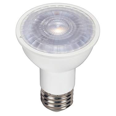 45W Equivalent Satco Clear 4.5W LED Dimmable Standard Bulb