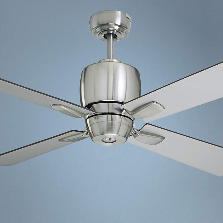 Image 1 46 inch Emerson Veloce Brushed Steel Ceiling Fan