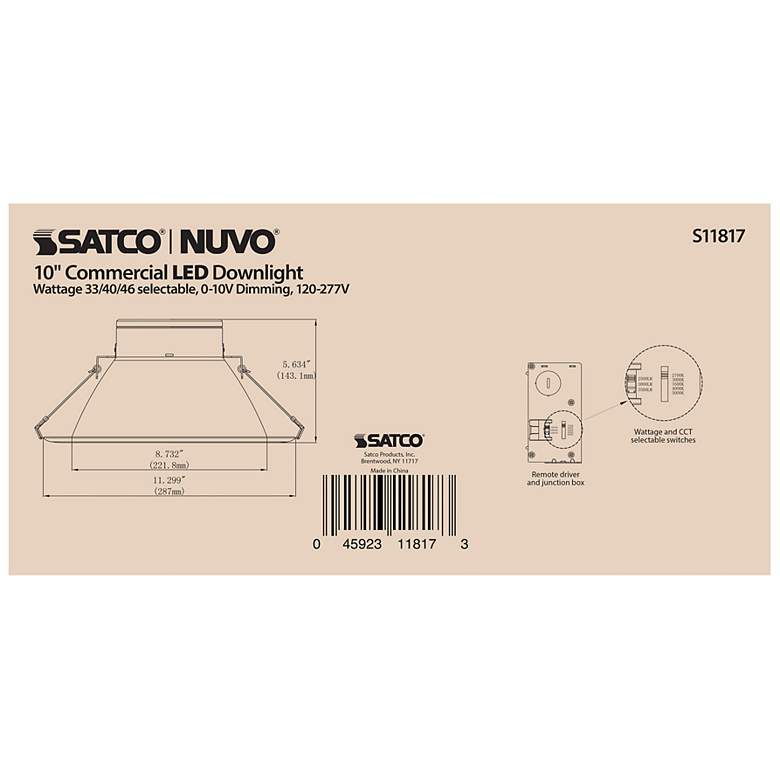 Image 5 46 Watt Commercial LED Downlight; 10 in.; Color and Lumen Adjustable more views