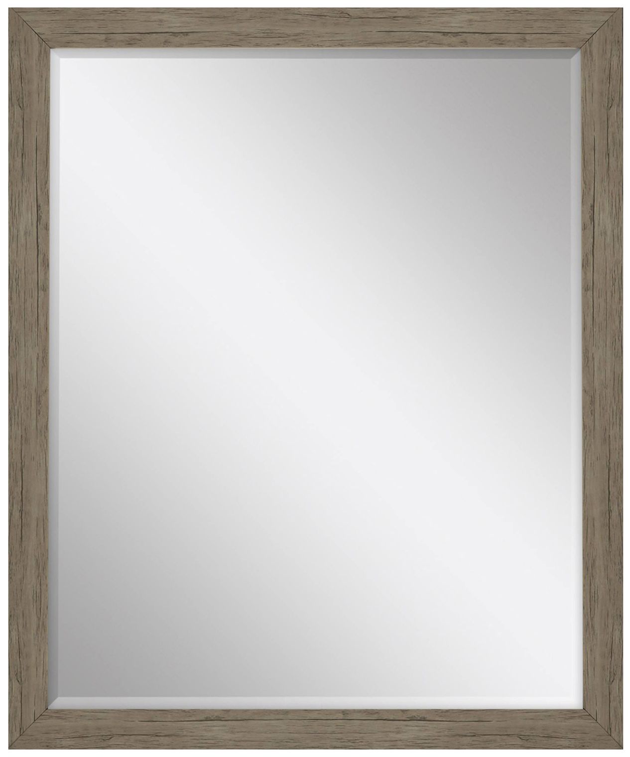 Image 2 #462 Brown Wall Mirror - 25" x 31"