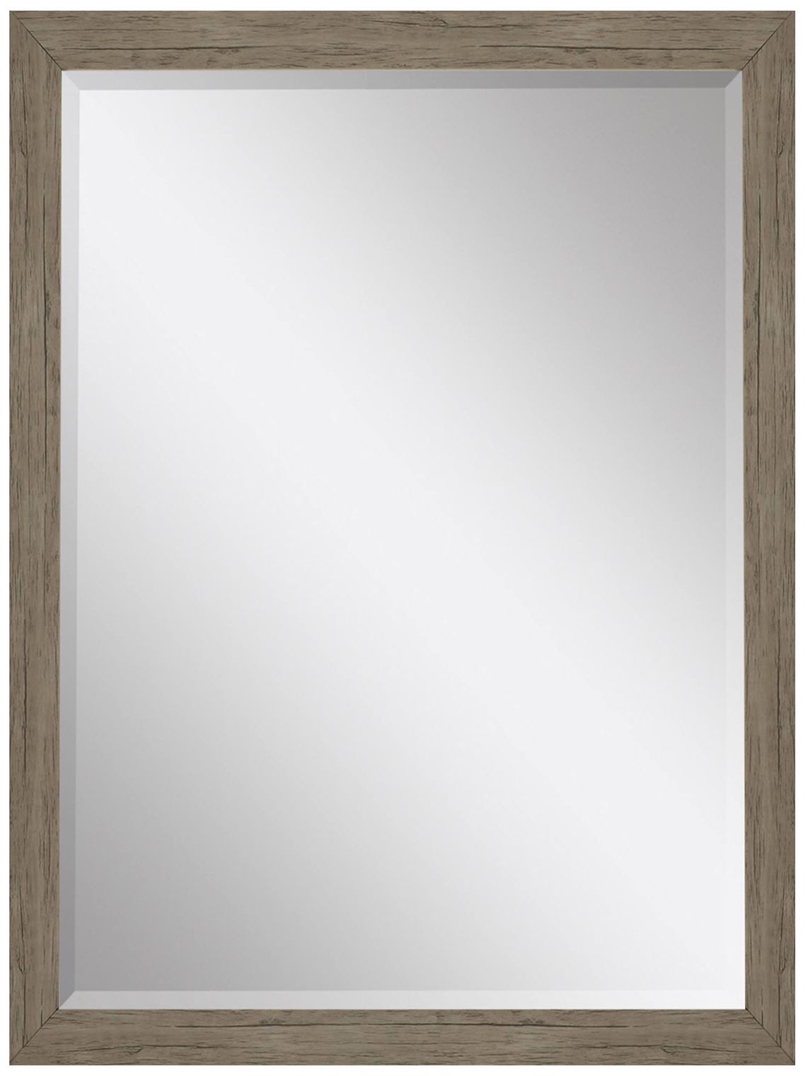 Image 2 #462 Brown Wall Mirror - 27" x 39"
