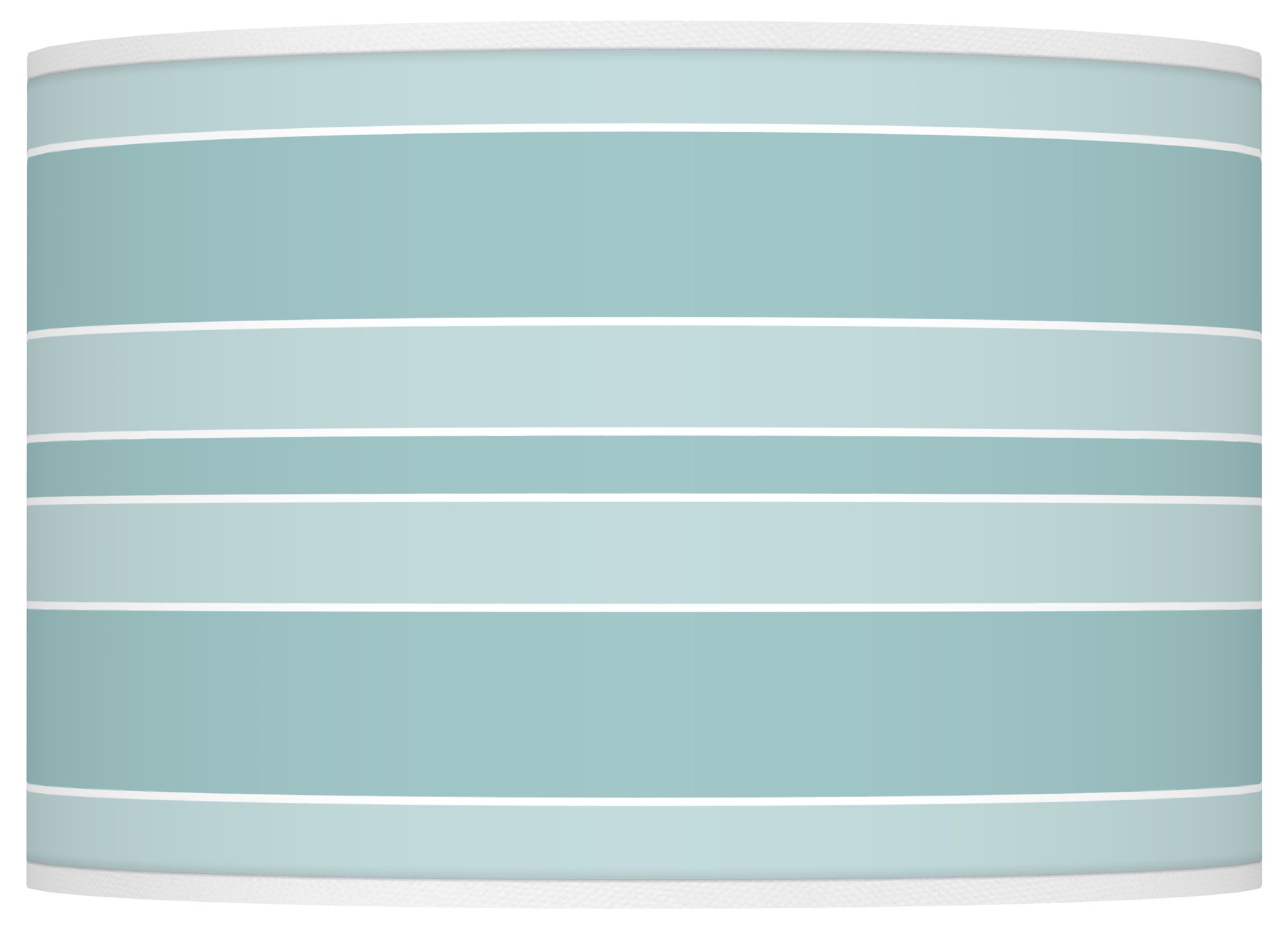 Color Plus Ovo 28 1/2" Bold Stripe Shade Rain Blue Table Lamp