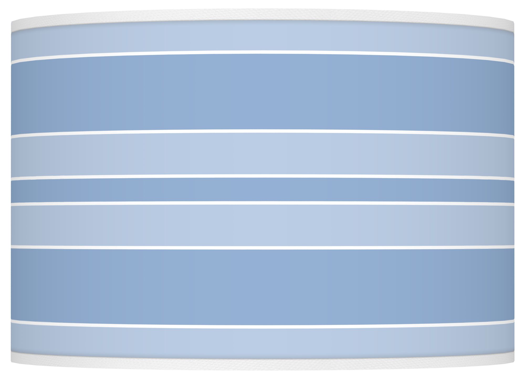 Color Plus Ovo 28 1/2" Bold Stripe Shade Placid Blue Table Lamp