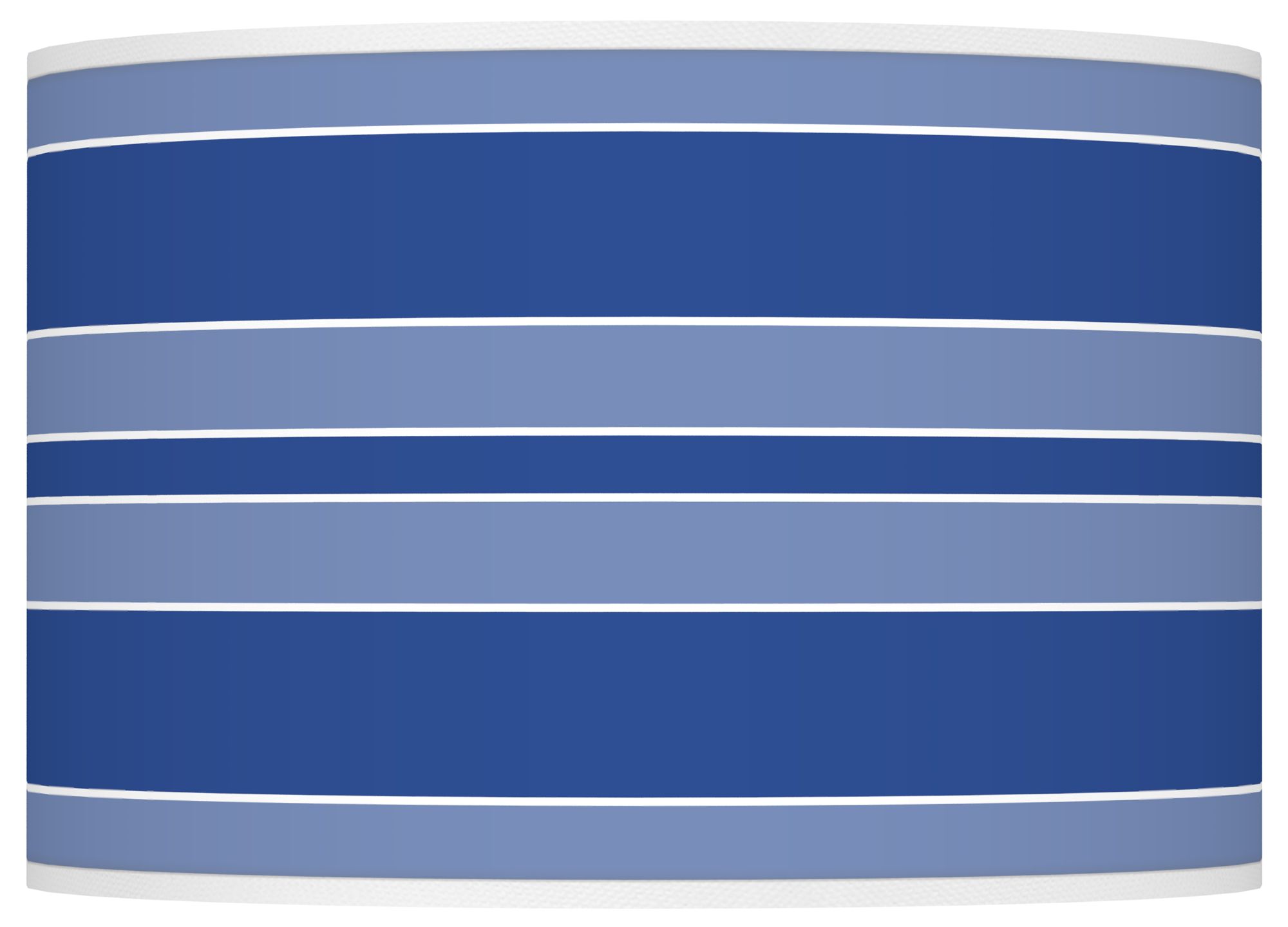 Color Plus Ovo 28 1/2" High Bold Stripe Shade Dazzling Blue Table Lamp