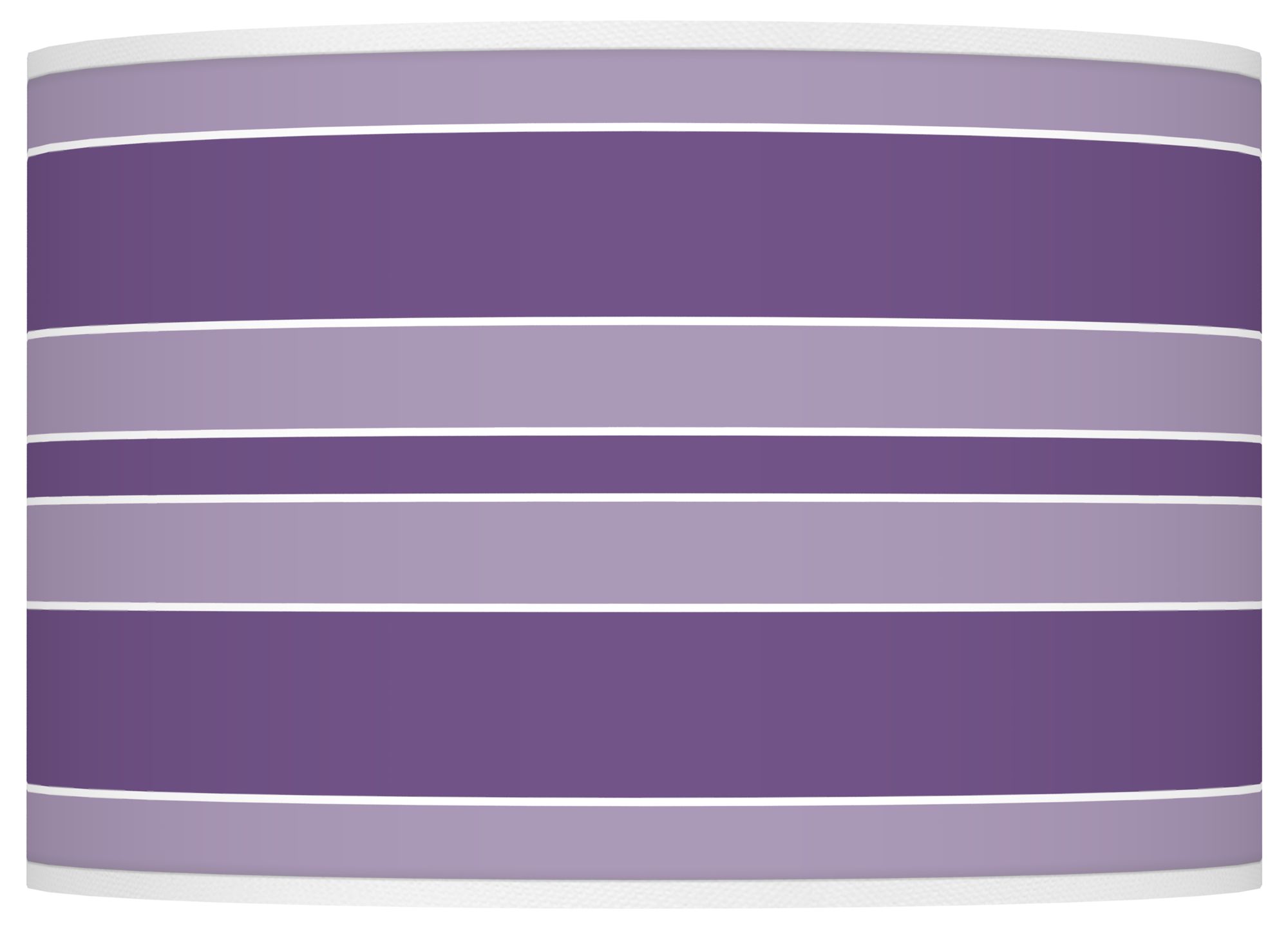 Color Plus Ovo 28 1/2" Bold Stripe Shade Purple Haze Glass Table Lamp