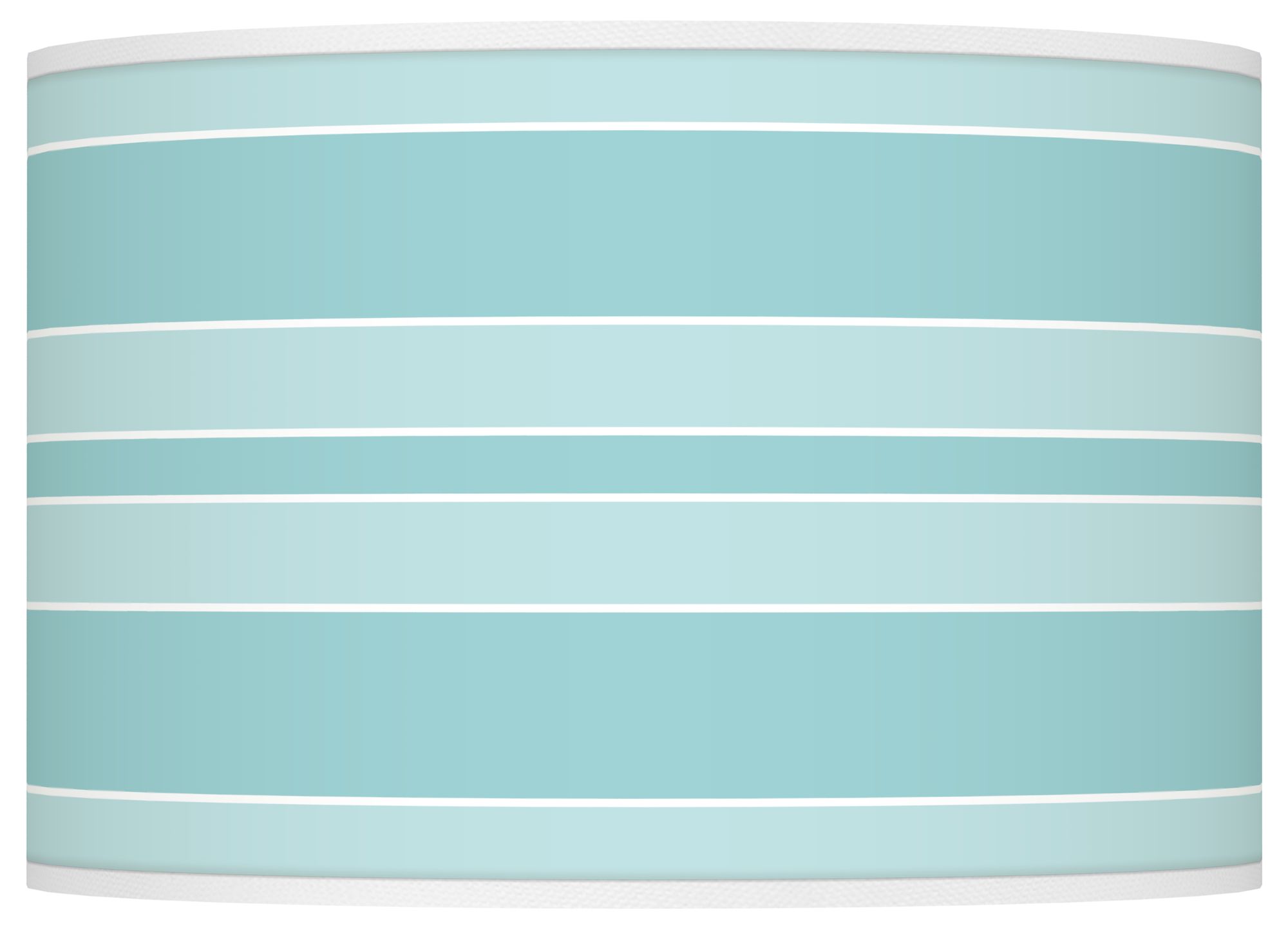 Color Plus Ovo 28 1/2" Bold Stripe Shade Cay Blue Table Lamp