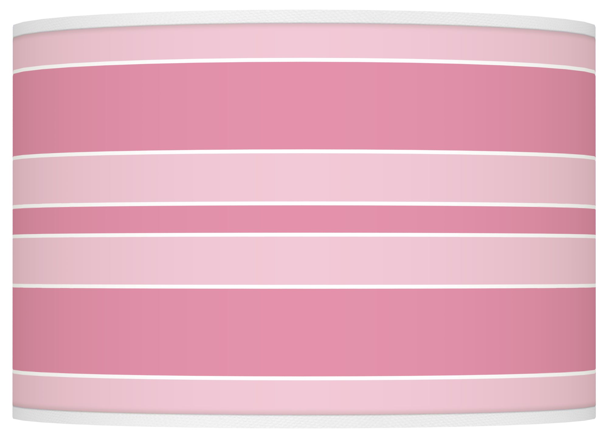 Color Plus Ovo 28 1/2" Bold Stripe Shade Haute Pink Table Lamp