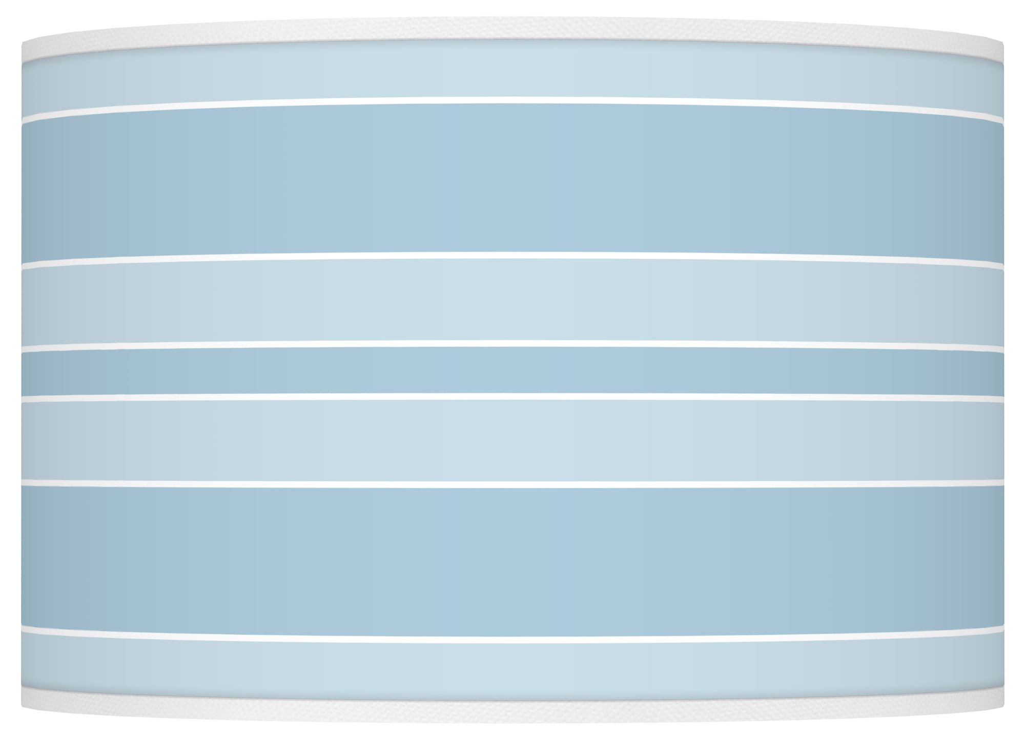 Color Plus Ovo 28 1/2" Bold Stripe Shade Take Five Blue Table Lamp